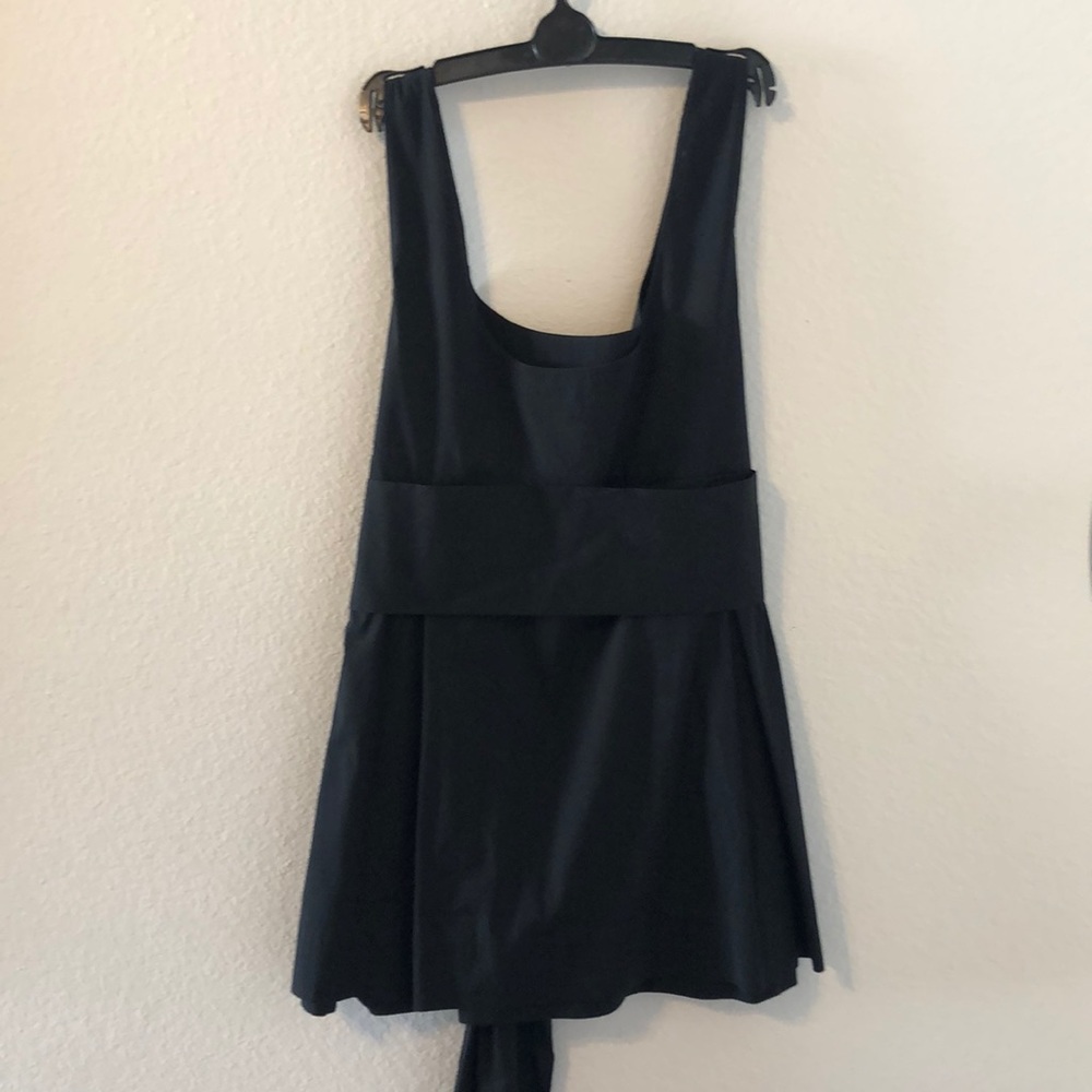 Black babydoll blouse